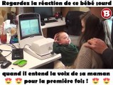 Magnifique ! Regardez la réaction de ce bébé sourd