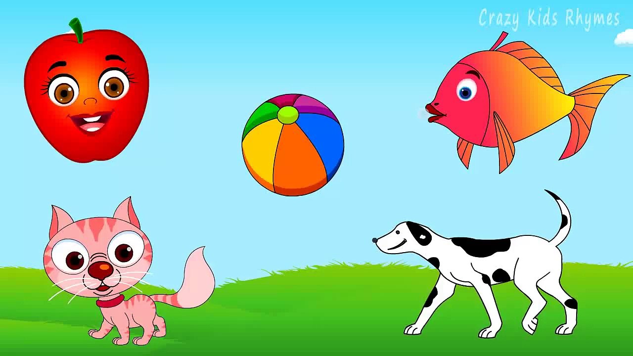 Phonics Song with TWO Words - A For Apple - ABC Alphabet Songs with Sounds for Children