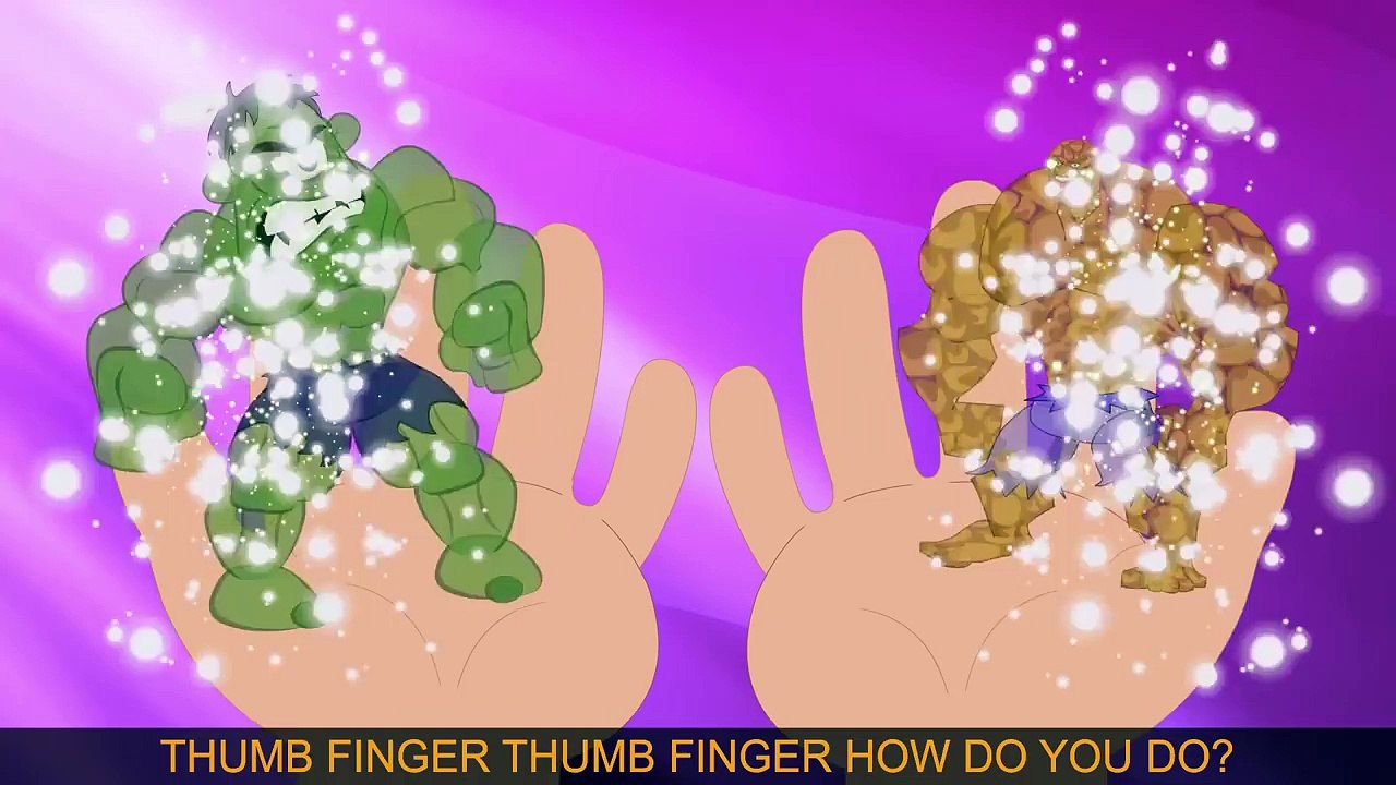 Finger Family Collection | Rock Man Vs Green Jumbo Man Finger Family Nursery Rhymes + More