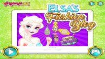 Elsas Fashion Blog - Disney Frozen Princess Elsa Makeup and Dress Up Game