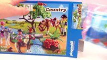 PLAYMOBIL COUNTRY - Fröhlicher Ausritt - Pferde Spielzeug Unboxing - Angies und Levis Kind