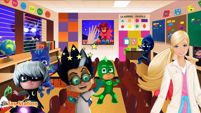 PJ MASKS FIVE LITTLE MONKEYS JUMPING ON THE BED NURSERY RHYMES - 5 LITTLE MONKEYS PJ MASKS