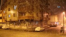 Gece Saatlerinde Başlayan Kar Oltuyu Beyaza Büründü