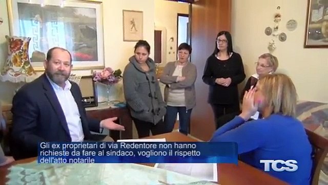 Gli ex proprietari di via Redentore non hanno richieste da fare al sindaco vogliono il rispetto del