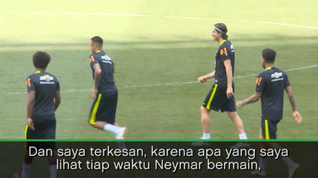 SEPAKBOLA: International: Tak Mudah Hentikan Neymar - Uruguay