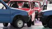 Des russes font du curling avec des voitures