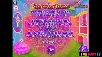 Dora Baby Diaper Change - Dora The Explorer - Dora Game