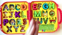 ELMO On the Go Letters Toy Alphabet Playset for Kids ABC PUZZLE Sesame Street FEED Cookie