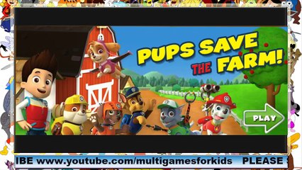 Paw Patrol NickJr _ Pups Save the FARM-FdQNMC9I7Zk