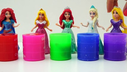 Nursery Rhymes  Colors SLIME Family Finger Bath Time Disney Princess  Play Doh Ice Cream