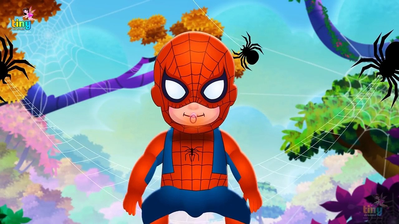 Elsa And Spiderman Finger Fimily Superheroes Song Nursery Rhymes TinyDreams
