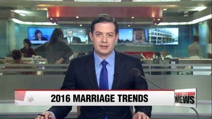 No. of new marriages fell 7.0% last year to 281,600