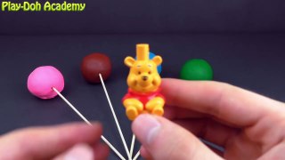 Lollipop Play-Doh Surprise Eggs - Disney Frozen, My Little Pony, Snow White, Thomas and Friends