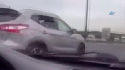 Trafik Magandasının Ölümle Oyunu Kamerada