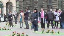 Hommage à Paris aux plus de 500 morts de la rue en 2016