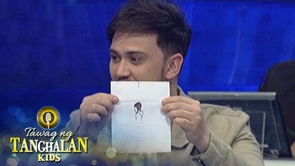Tawag ng Tanghalan Kids: Billy shows his drawing
