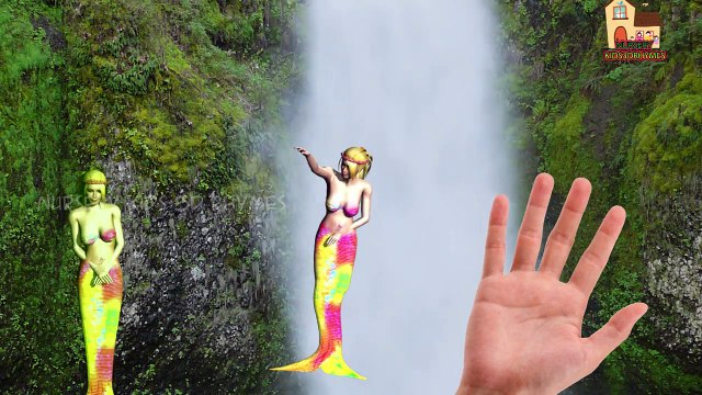 Mermaid Finger Family Nursery Children 3d English Rhymes | Mermaids in Ocean