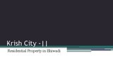 Krish City || Residential Property in Bhiwadi