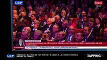 Emmanuel Macron hué par les maires, le candidat s’énerve (vidéo)