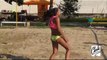 How Beach Volleyball Girls Champions Warm Up Session Full HD 2017