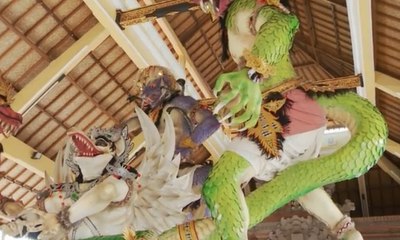 Ogoh-Ogoh Bisa Menari Karena Dilengkapi Sensor