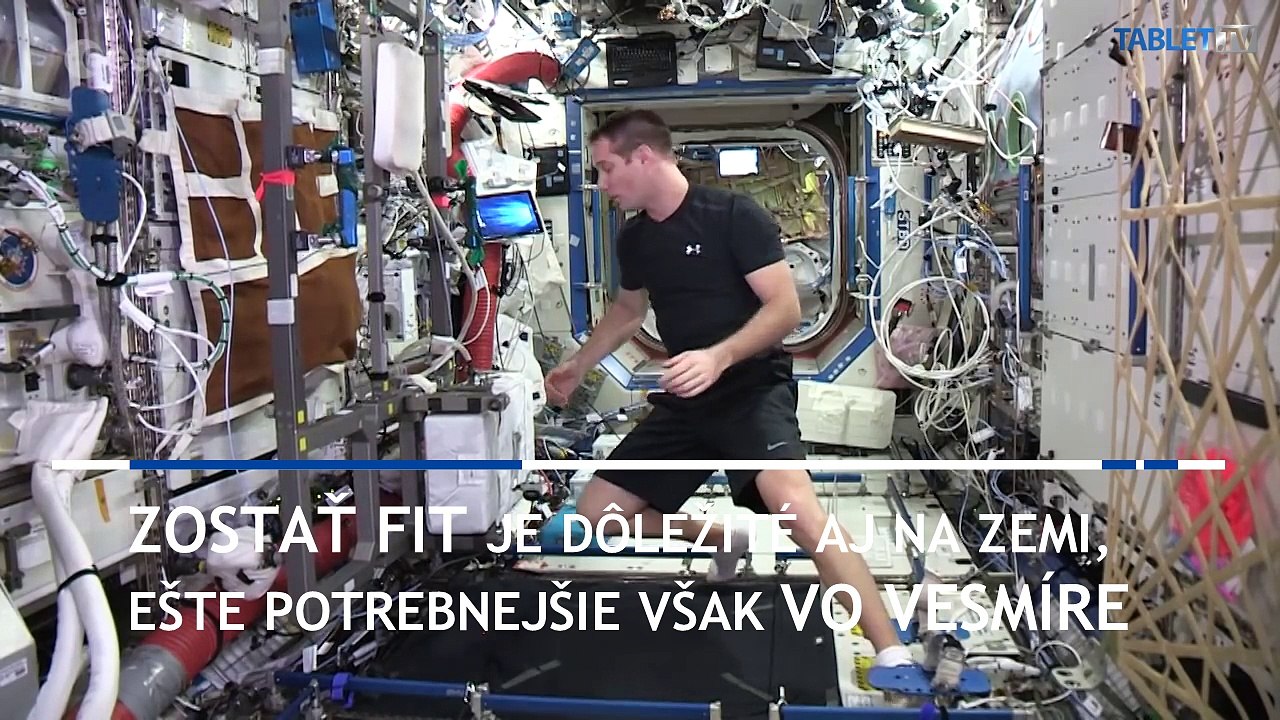 Astronauti cvičia denne aj dve hodiny