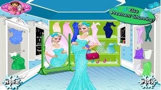 Frozen - Elsa Pregnant Shopping - Dress Up Game