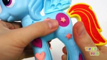 Play doh MY LITTLE PONY Rainbow Dash Style Salon Playset MLP | Sweet Treats Playdough