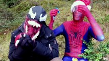 Spiderman Vampire vs Pink Spidergirl In Real Life! w/ Police vs Twins Aliens & Zombie! Fun