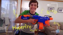 Hasbro - Nerf N-Strike Elite - HyperFire Blaster / Wyrzutnia - B5573 - TV Toys