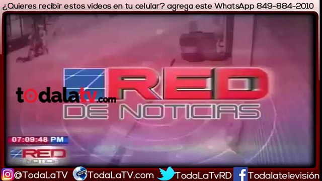 Captado en camara ladrones despojan salvajemente de su motocicleta a joven iba hacia su trabajo-Red De Noticias-Video