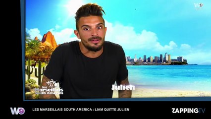 Les Marseillais South America : Julien sous le choc après avoir été largué par Liam (Vidéo)