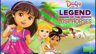 Dora and Friends - Legend of the Lost Horses games for kids full episodes English