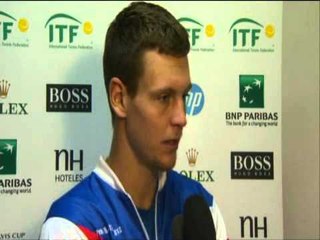 Berdych on win - Czech Republic 3-2 Spain - Davis Cup Final