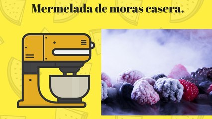 Mermelada de moras silvestres