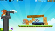 Tom and Jerry Cartoon Game! Jerry Bombing Tom Cat! Funny Game! Level 18