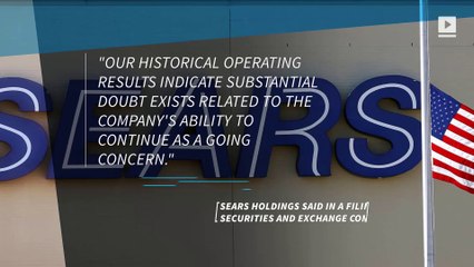 Sears admits it has 'substantial doubt' about its ability to survive
