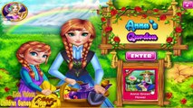 Disney Princess Frozen Elsa Anna And Tangled Rapunzel Mommy Gardening Games Compilation