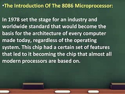 Intel 8086 Microprocessor Features