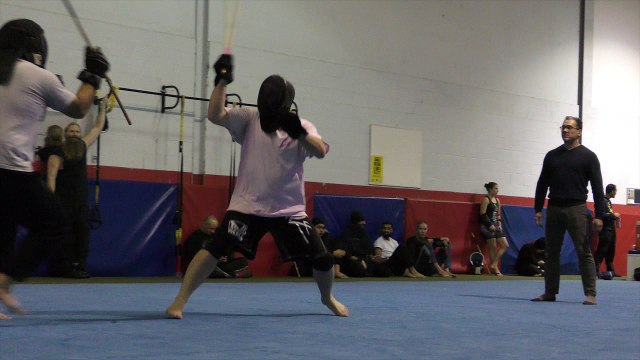 Jeremy vs Brian - Irish Stick vs Sigle Stick - Beat the Crap Out of Cancer VII - November 12 - 2016