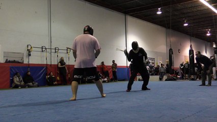 Jeremy vs Jonathan Blaney - Single Stick - Beat the Crap Out of Cancer VII - November 12 - 2016