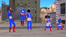 Spiderman Cars Cartoon Motorbike Police Car for Children Superhero Nursery Rhymes Songs fo