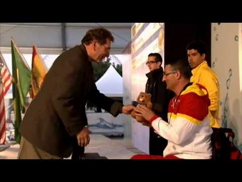 Swimming - men's 50m freestyle S5 medal ceremony - 2013 IPC Swimming World Championships Montreal