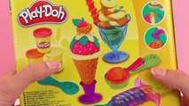 Play-Doh Eiskreation Spielset zum kneten für Kinder ab 3 Jahren unboxing Lustige Bahn für