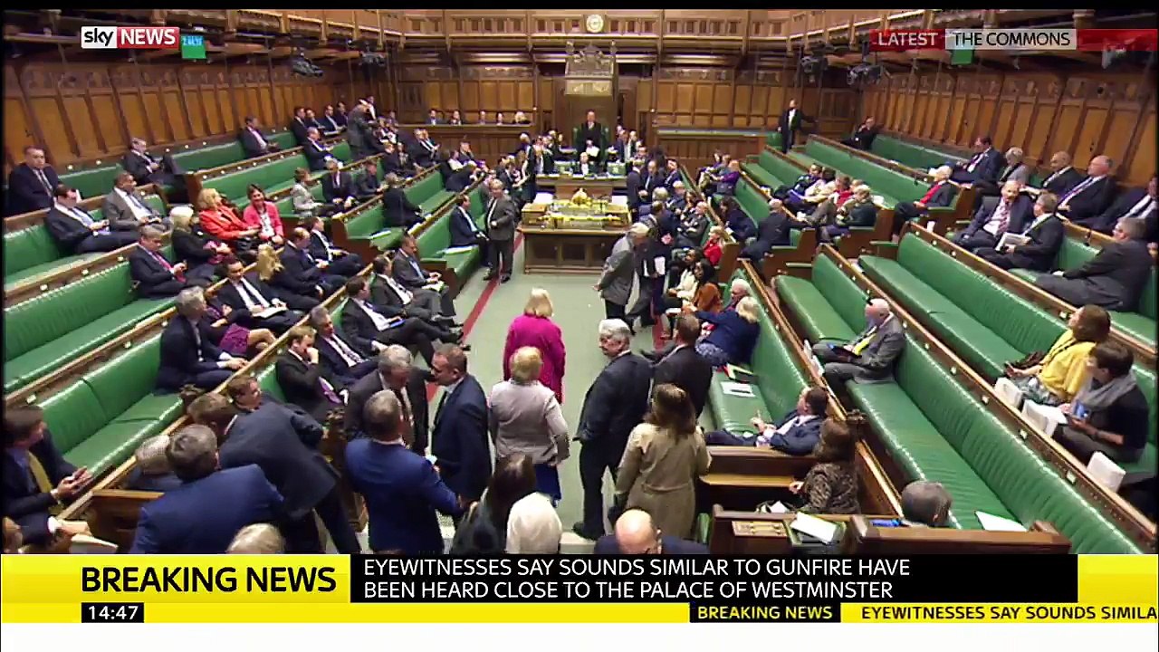 Deux personnes atteintes par des tirs devant le Parlement britannique à Londres - la séance suspendue
