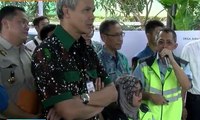 Ganjar Pranowo Tinjau Proyek Tol Batang-Semarang