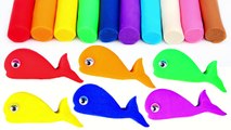 Utube Kids 01 - PlayDough Modelling Clay Rainbow Whales Molds Fun and Creative For Kids Le