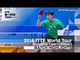 2016 Bulgaria Open Highlights: Lee Junsang vs Stefan Lavchiev (Qual)