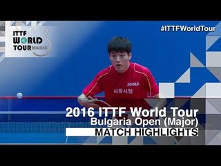 2016 Bulgaria Open Highlights: Teodor Alexandrov vs Kim Minho (Qual)