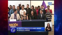 Un grupo de dirigentes de Avanza anunció su respaldo a Moreno